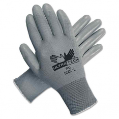 MCR SAFETY 9696M, NXG GRAY PU PALMNYLON 13GAUGE M